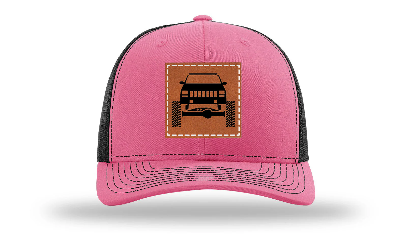 Jeep Cherokee Leather Patch Richardson 112 Hat - Image 22