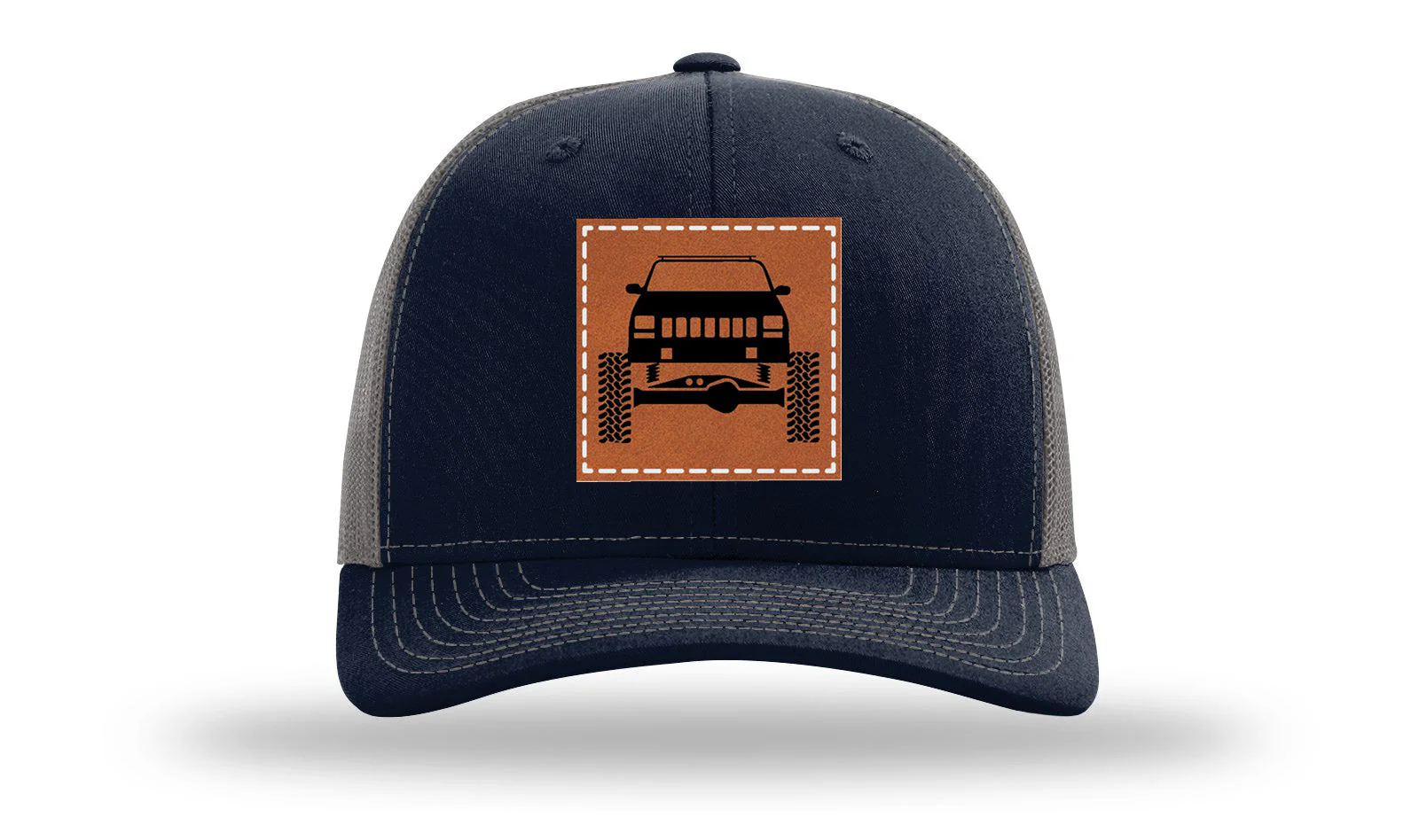 Jeep Cherokee Leather Patch Richardson 112 Hat - Image 27