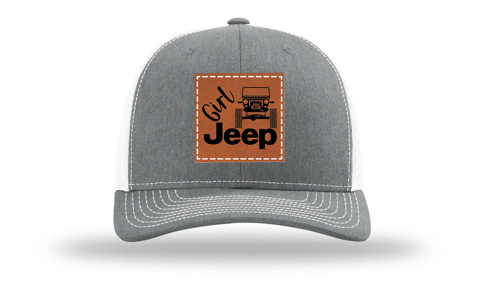 Girl Jeep CJ Leather Patch Richardson 112 Hat - Image 21