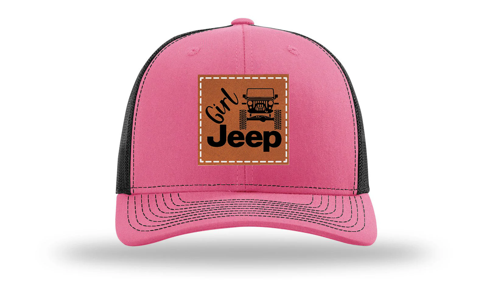 Girl Jeep TJ Leather Patch Richardson 112 Hat - Image 22