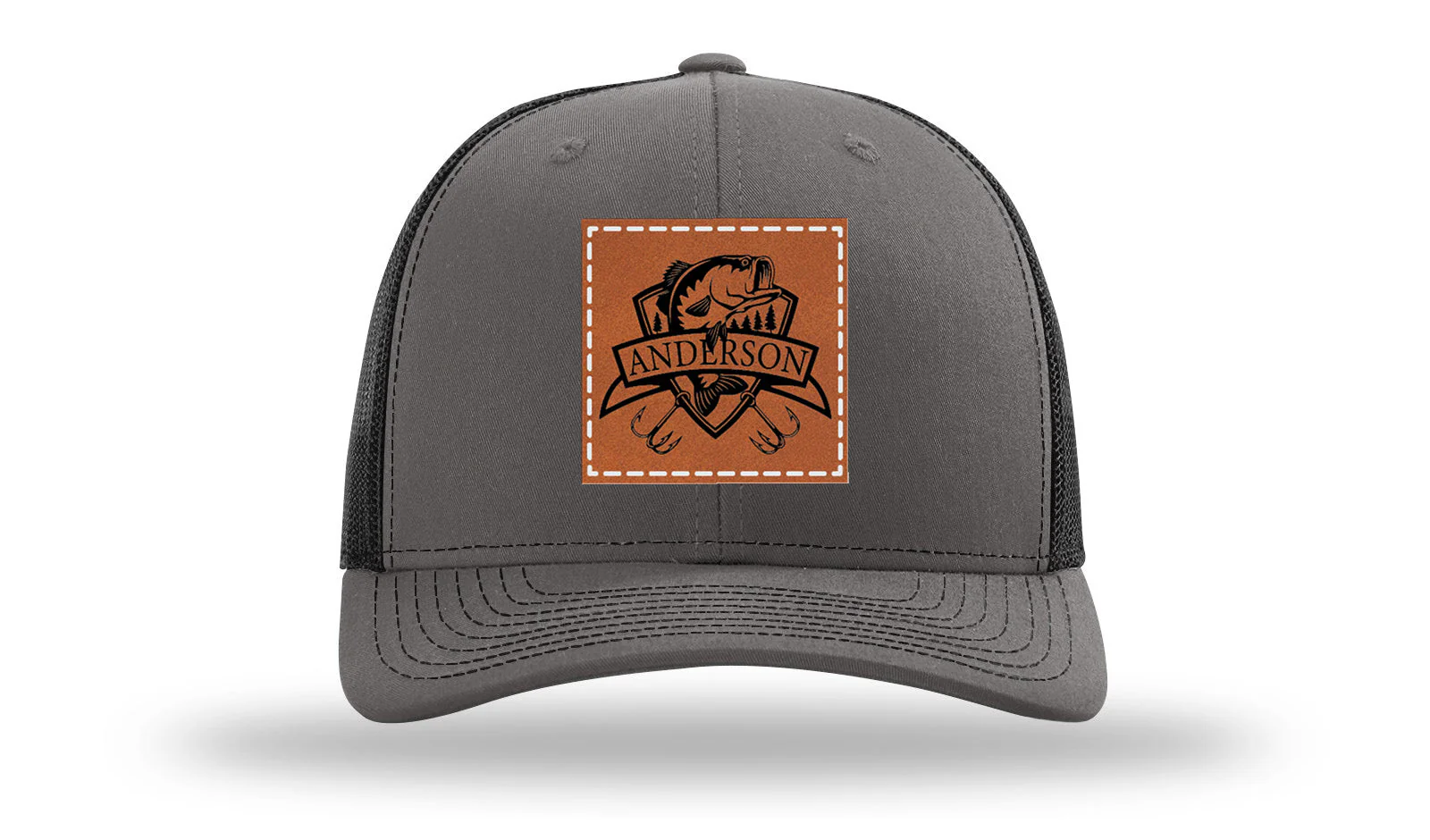 Bass Banner Leather Patch Richardson 112 Hat - Image 11