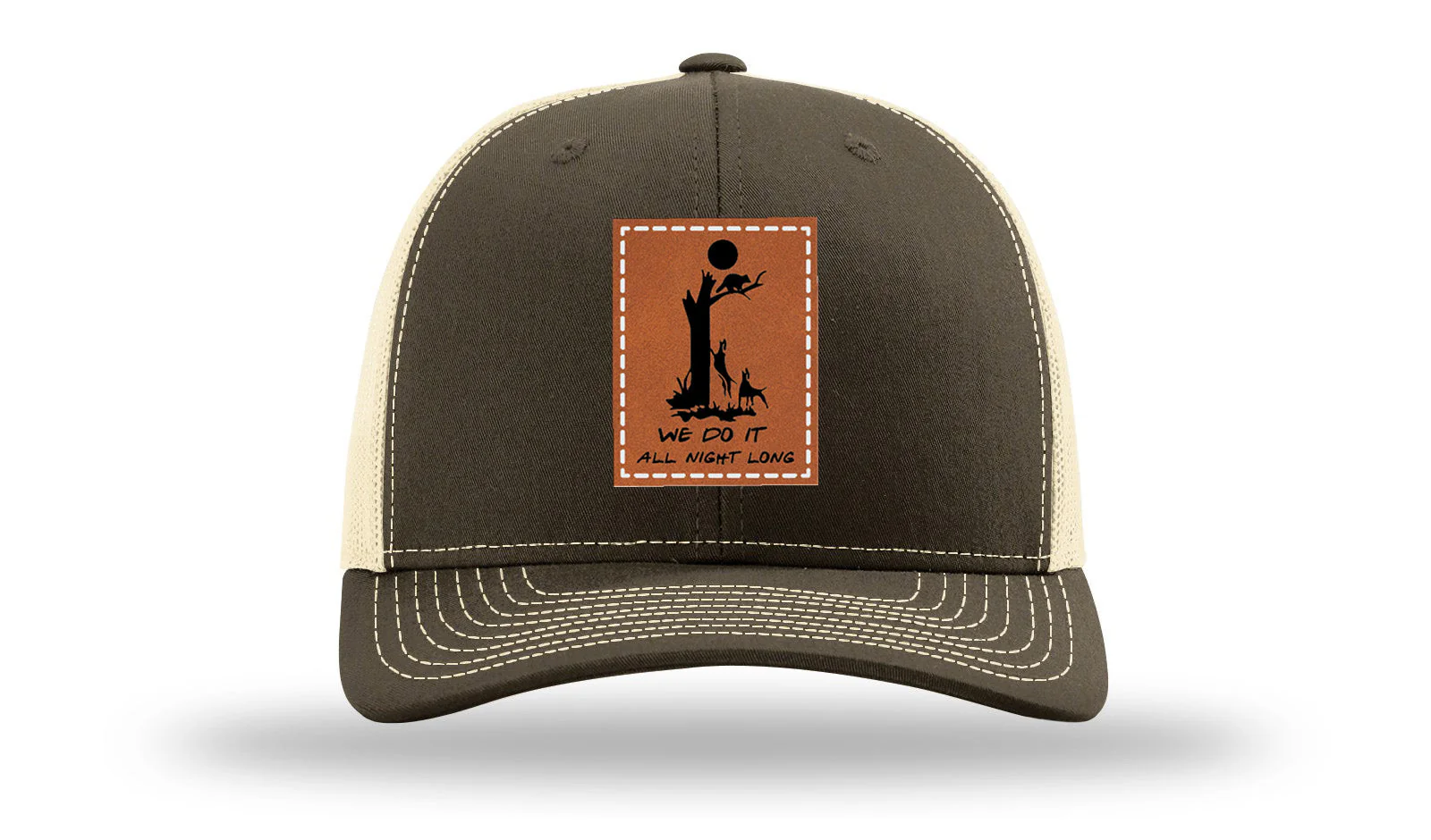 Coon Hunting Leather Patch Richardson 112 Hat - Image 17