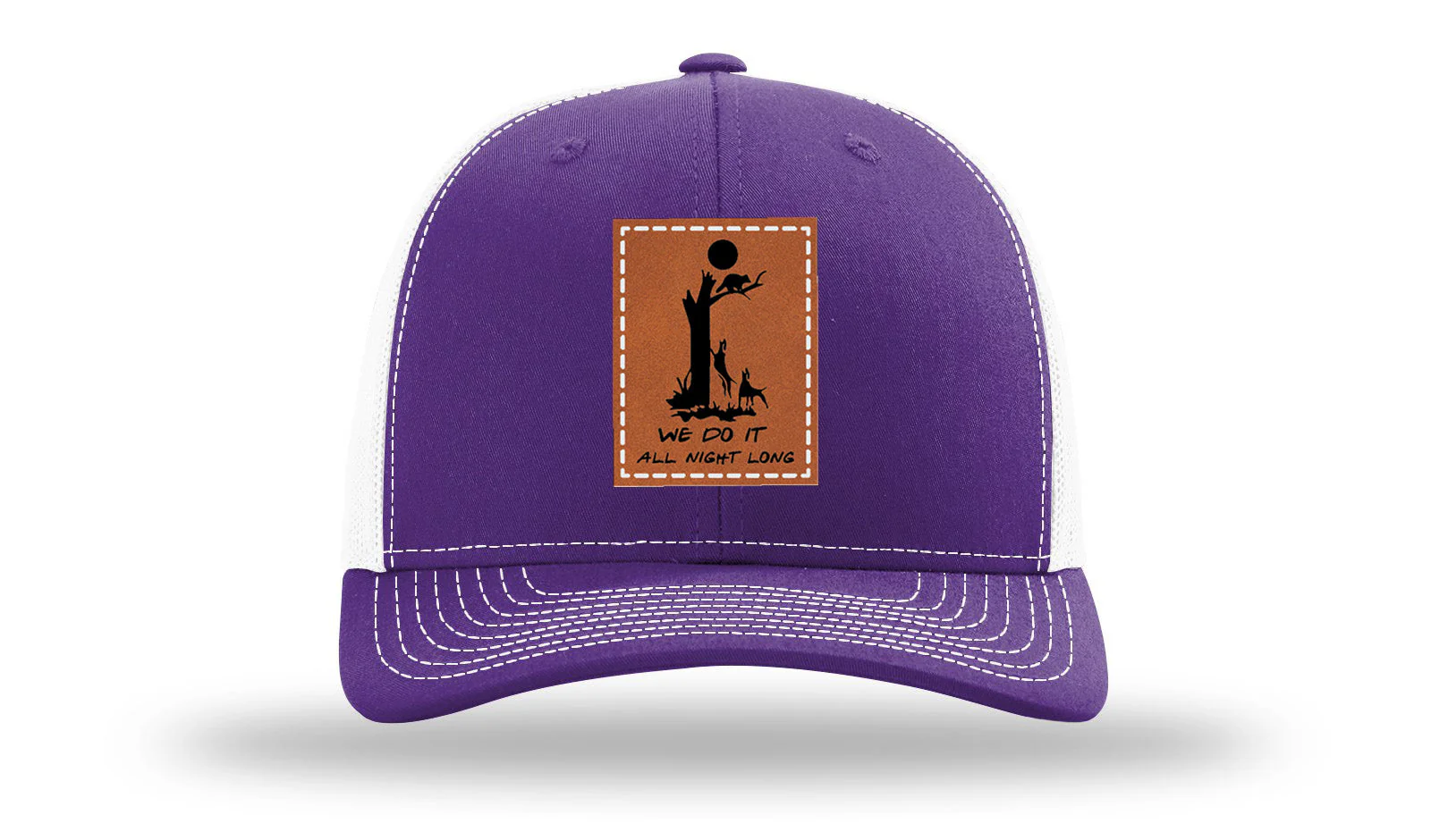 Coon Hunting Leather Patch Richardson 112 Hat - Image 30