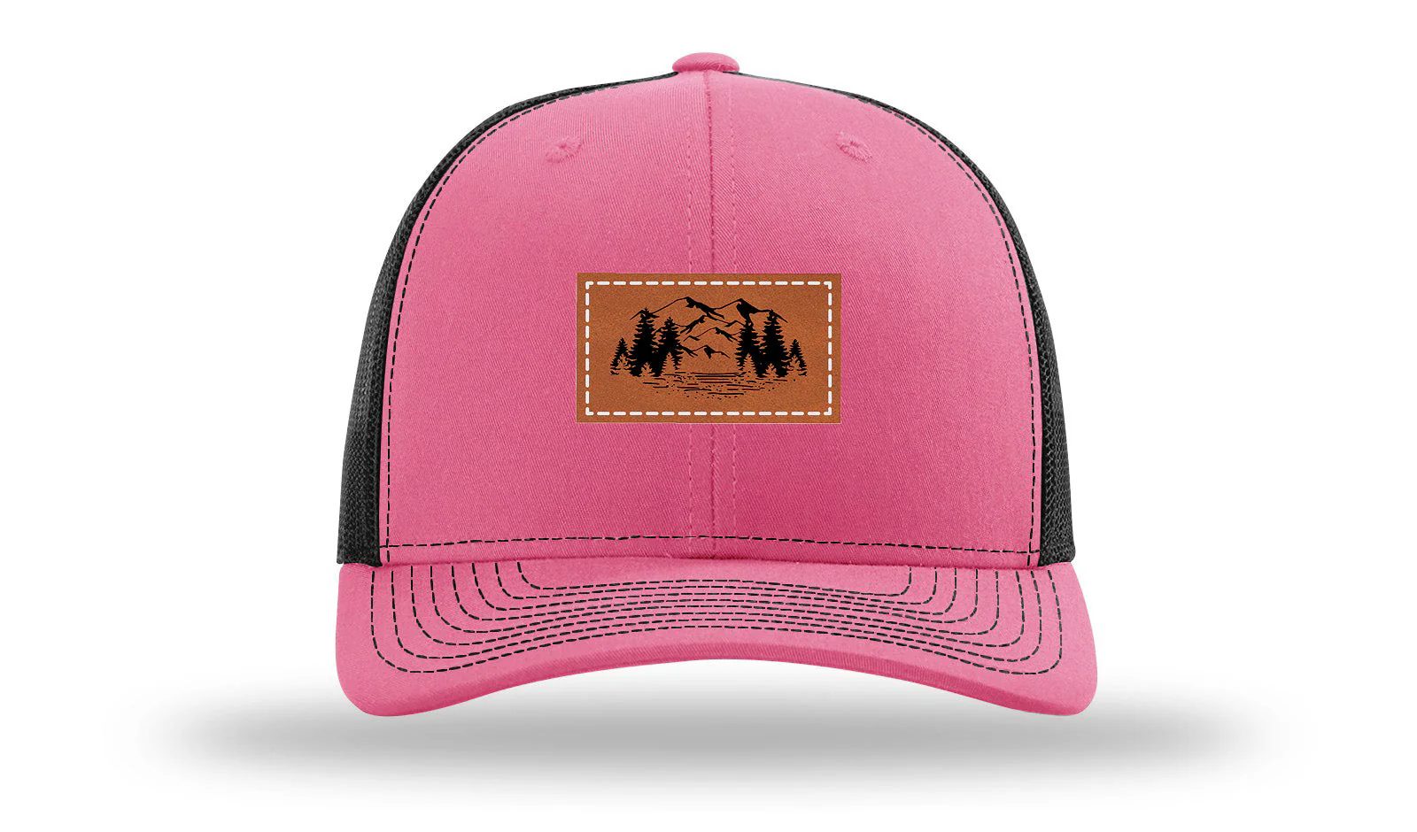 Mountains Leather Patch Richardson 112 Hat - Image 22