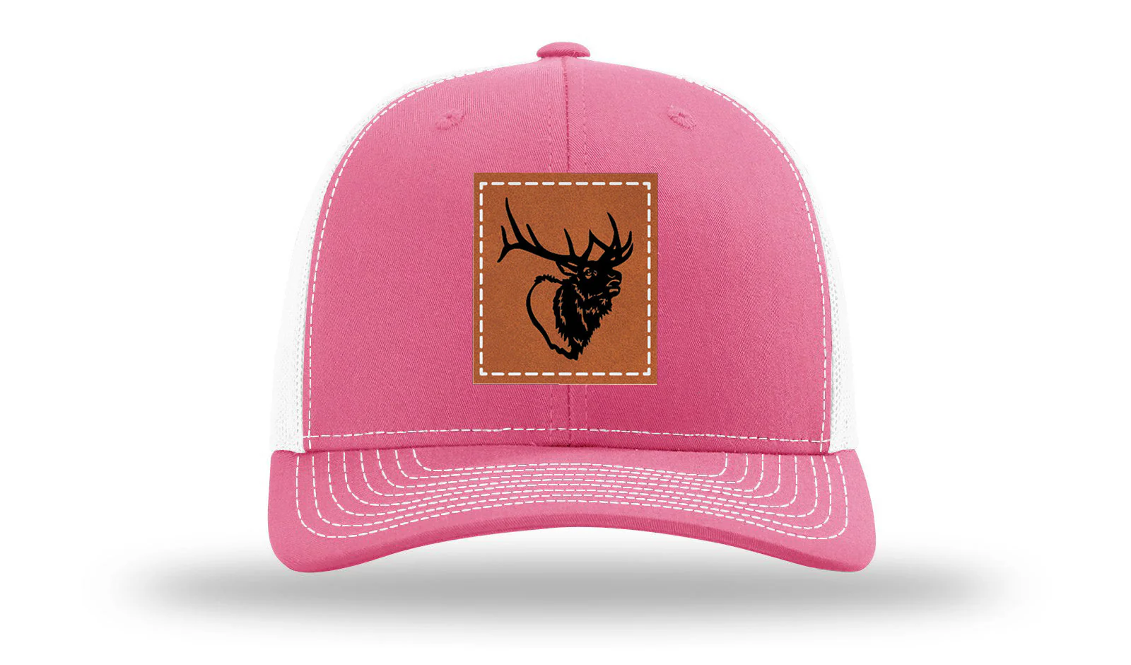 Elk Head Leather Patch Richardson 112 Hat - Image 23