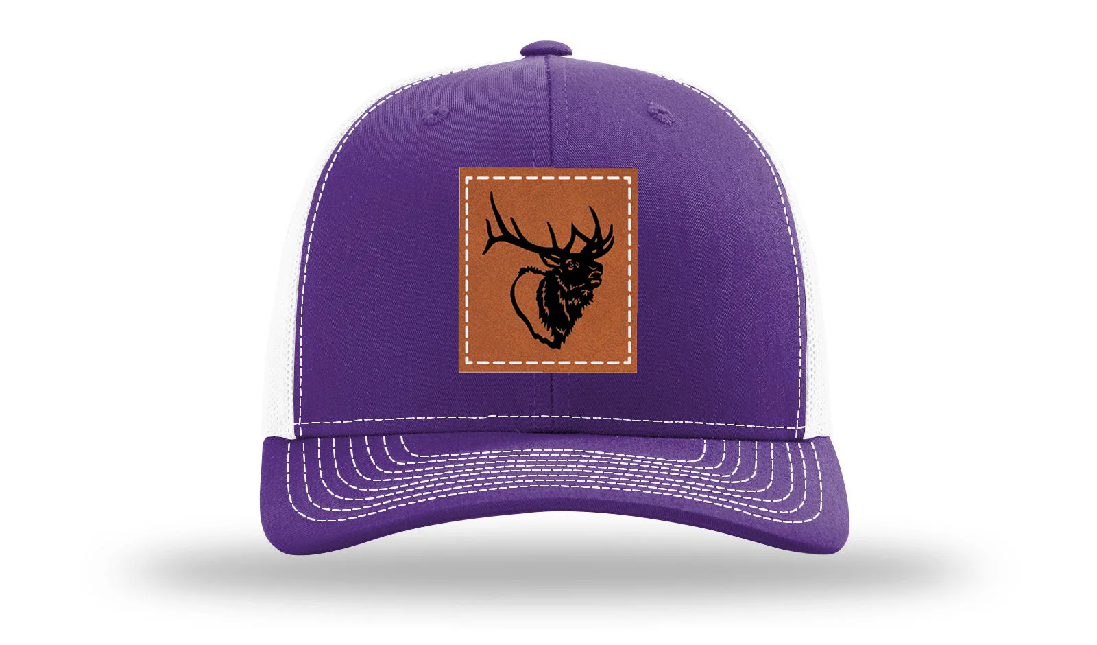 Elk Head Leather Patch Richardson 112 Hat - Image 30