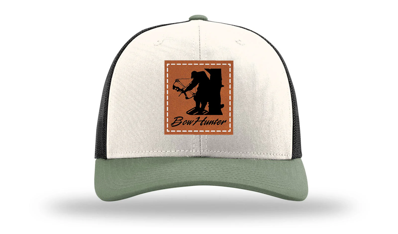 Bow Hunter Leather Patch Richardson 112 Hat - Image 34