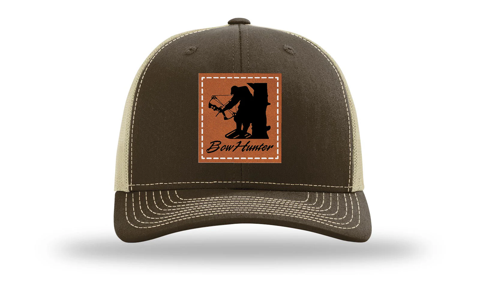 Bow Hunter Leather Patch Richardson 112 Hat - Image 8