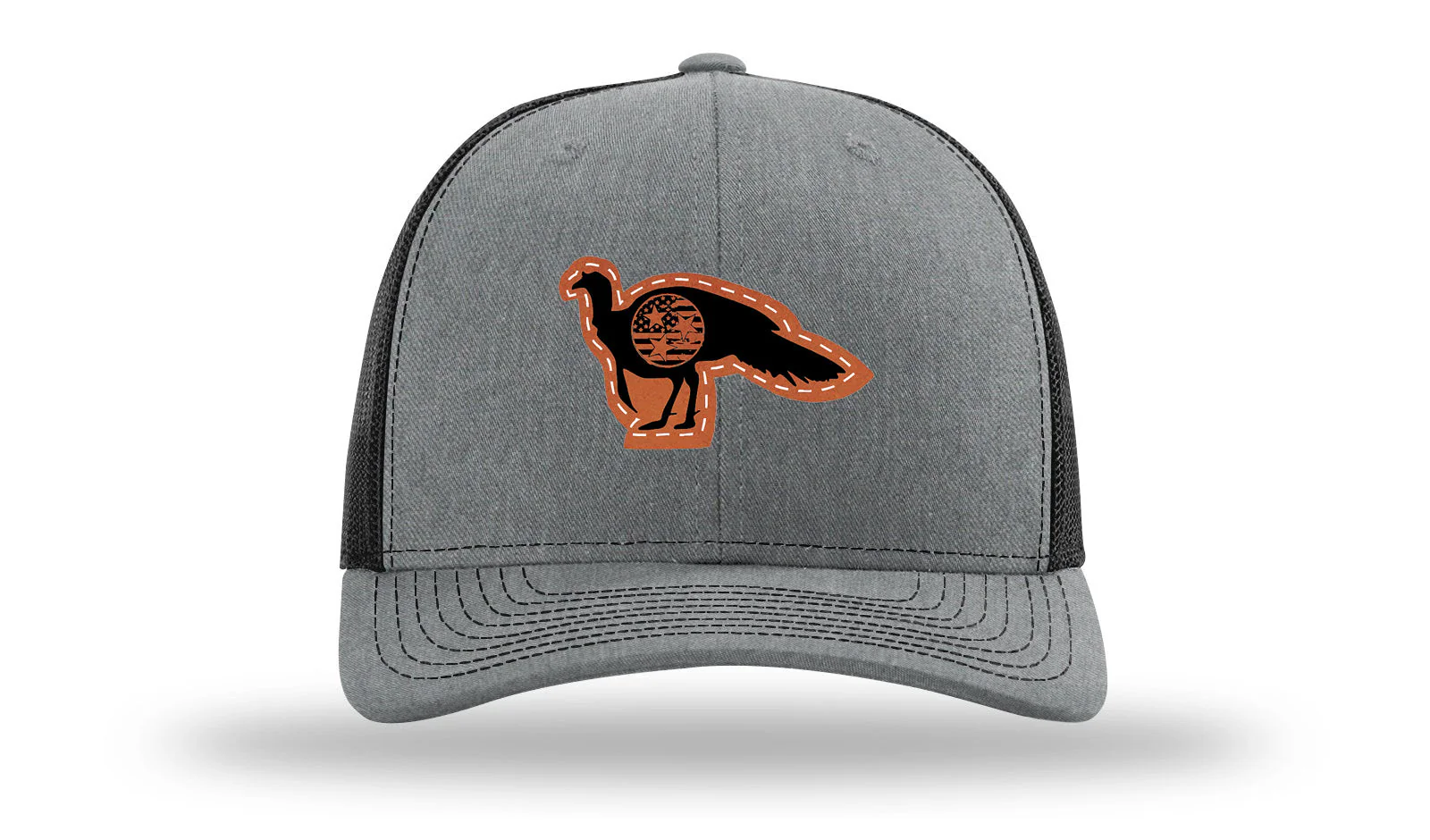 Tristar Flag Turkey Leather Patch Richardson 112 Hat - Image 20