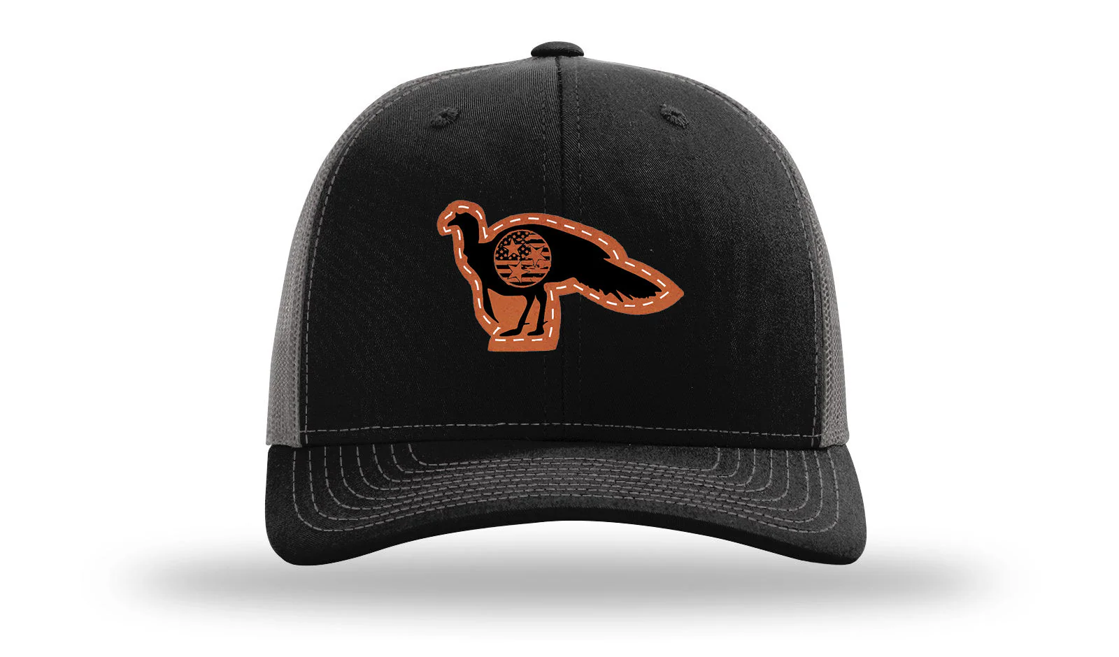 Tristar Flag Turkey Leather Patch Richardson 112 Hat - Image 6