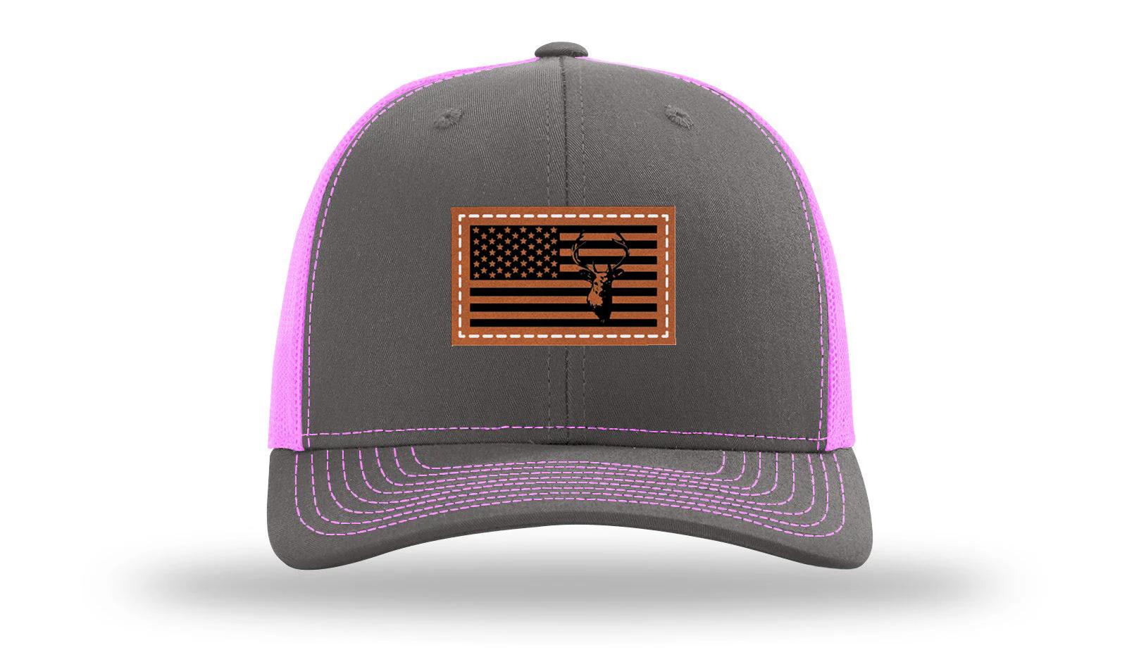 Deer Flag Leather Patch Richardson 112 Hat - Image 15