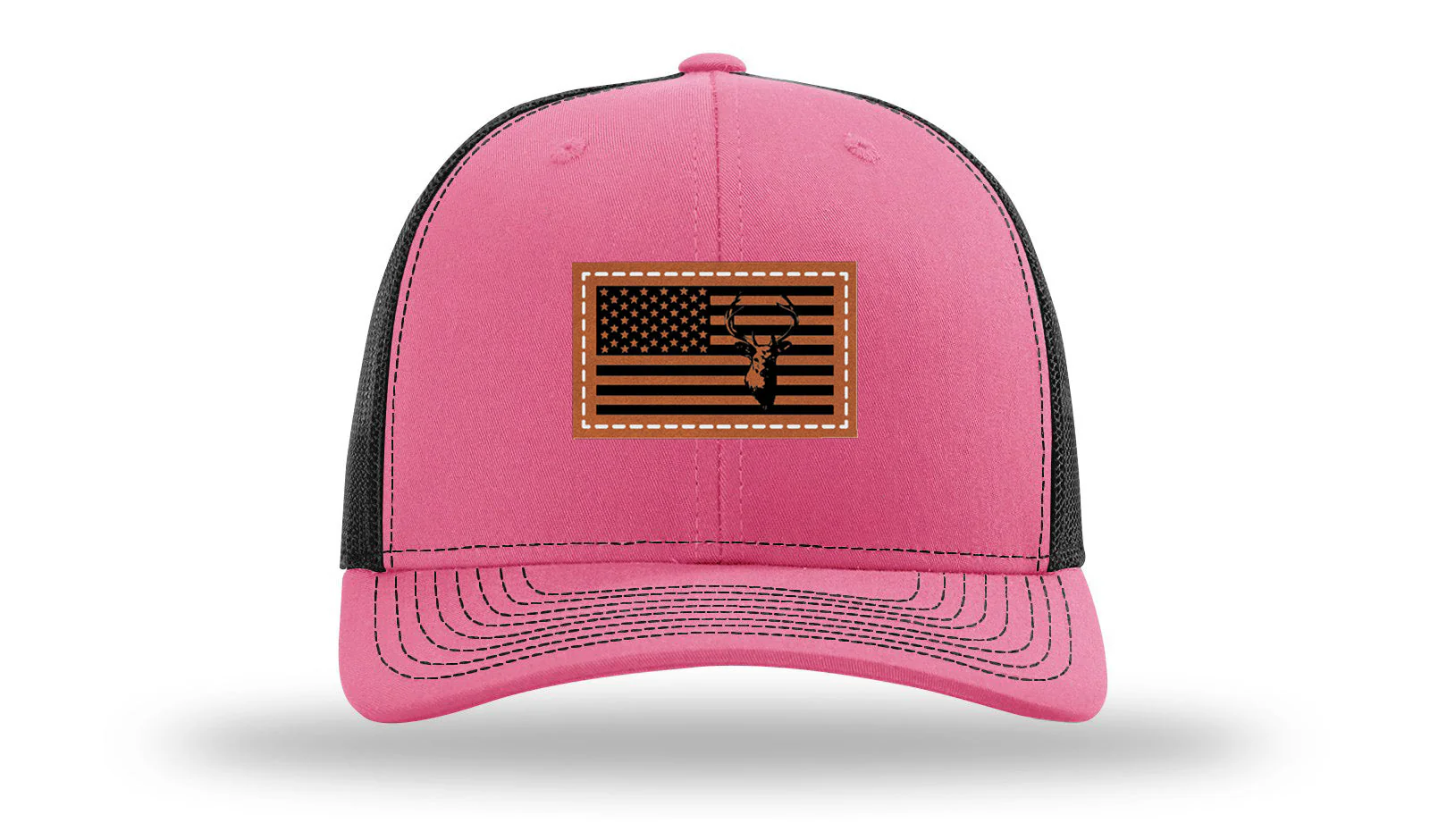 Deer Flag Leather Patch Richardson 112 Hat - Image 22