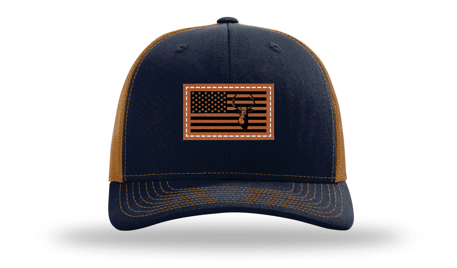 Deer Flag Leather Patch Richardson 112 Hat - Image 26