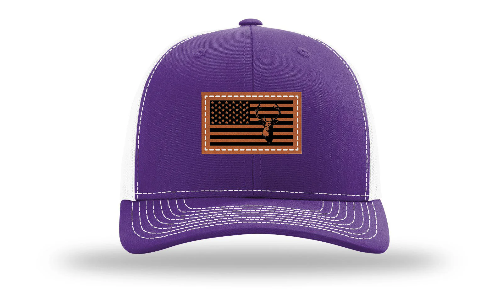 Deer Flag Leather Patch Richardson 112 Hat - Image 30