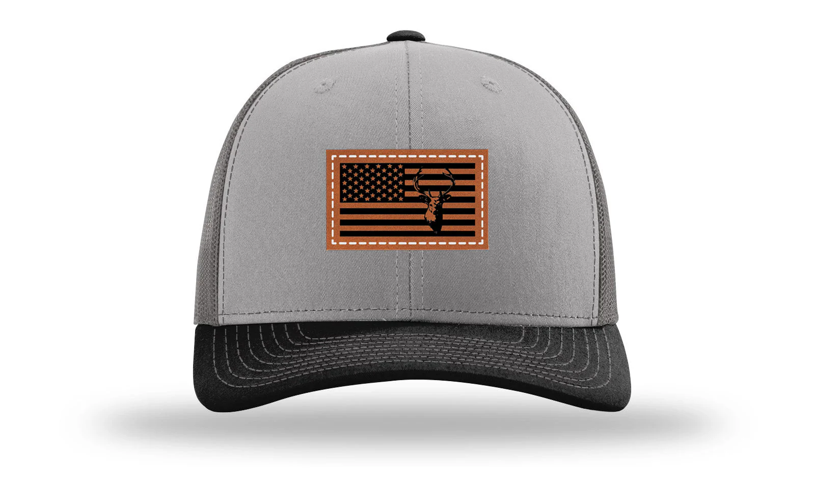 Deer Flag Leather Patch Richardson 112 Hat - Image 36