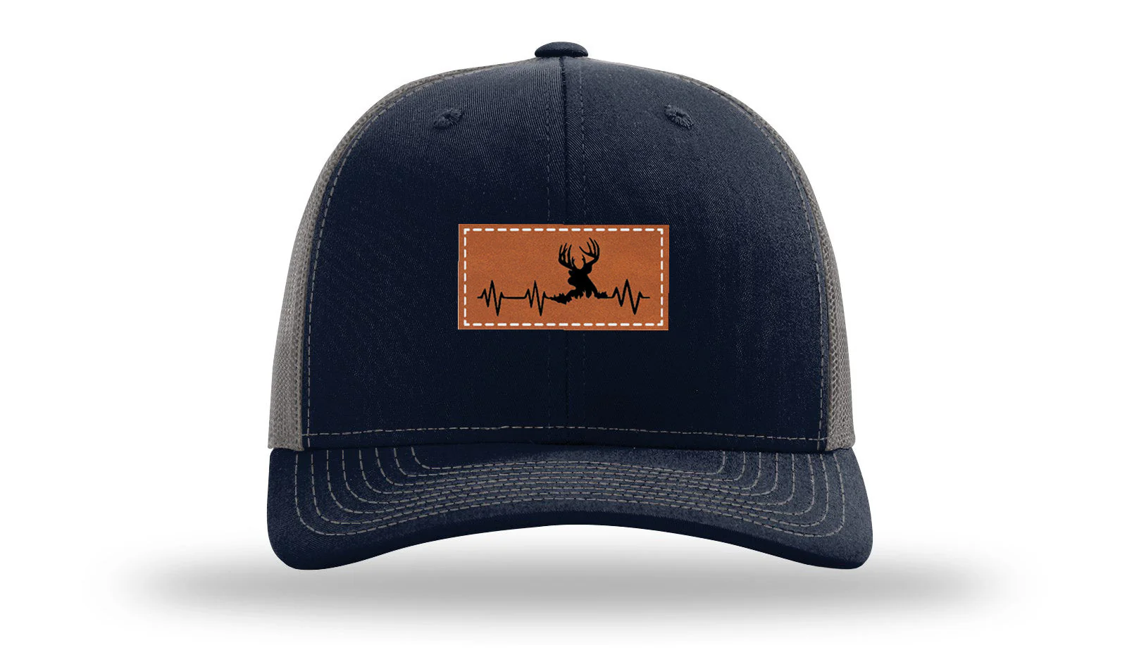 Deer Heartbeat Leather Patch Richardson 112 Hat - Image 27