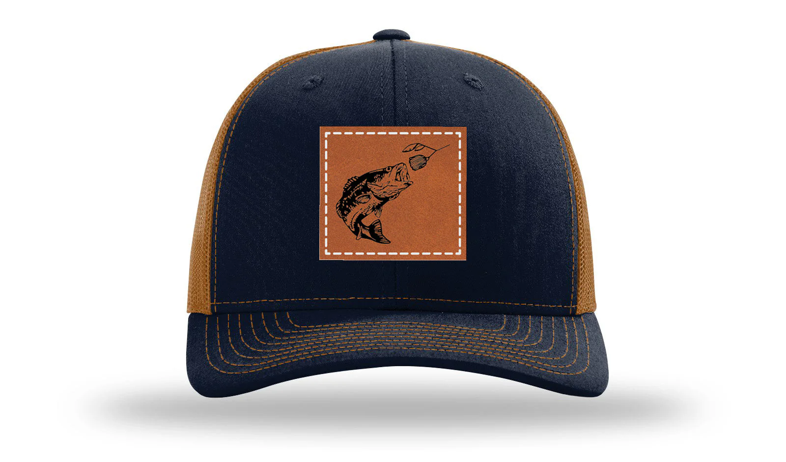 Bass Spinner Leather Patch Richardson 112 Hat - Image 26