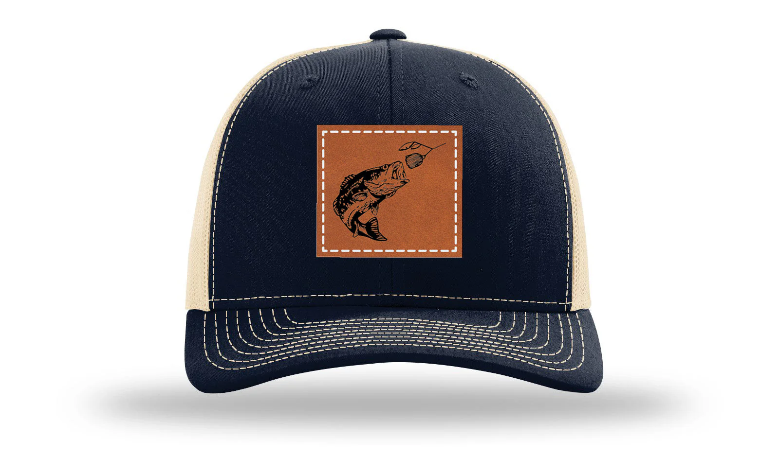 Bass Spinner Leather Patch Richardson 112 Hat - Image 28