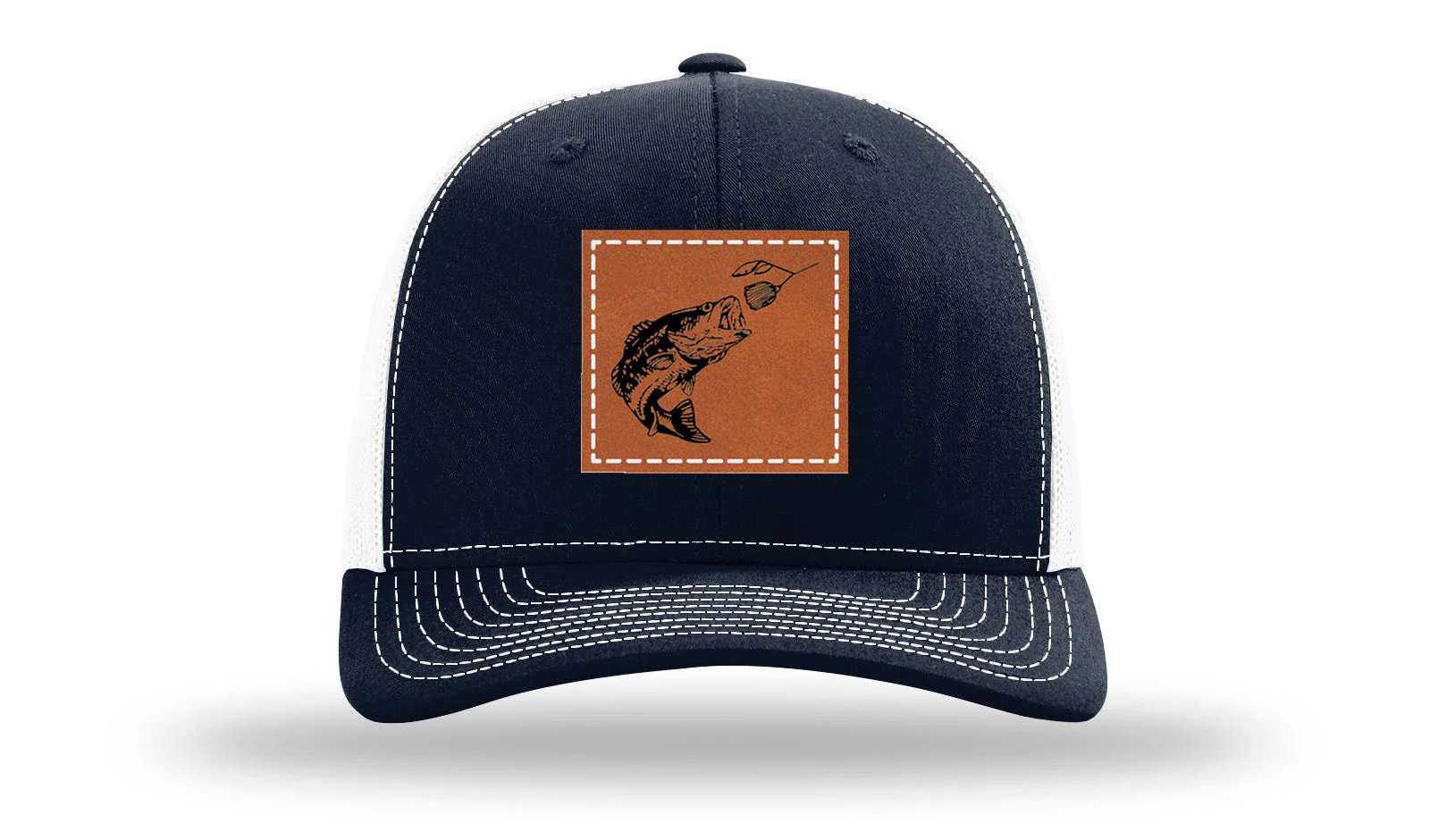 Bass Spinner Leather Patch Richardson 112 Hat - Image 29