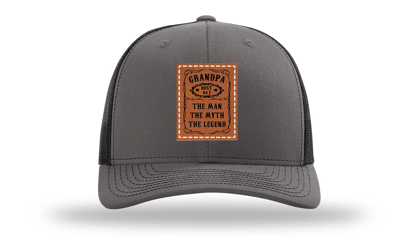 The Man The Myth The Legend Leather Patch Richardson 112 Hat - Image 11