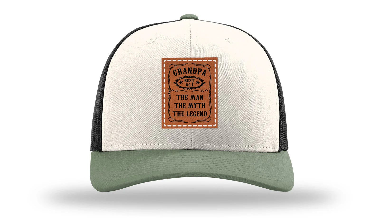 The Man The Myth The Legend Leather Patch Richardson 112 Hat - Image 35