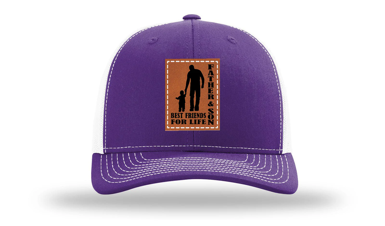 Father & Son Best Friends Leather Patch Richardson 112 Hat - Image 30