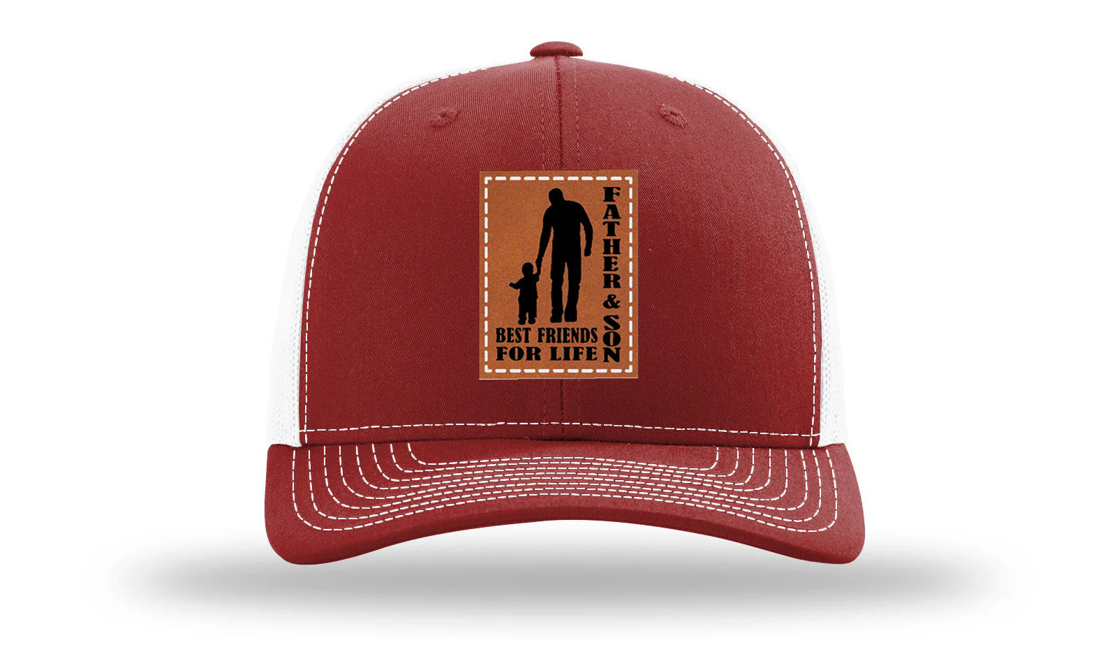 Father & Son Best Friends Leather Patch Richardson 112 Hat - Image 9