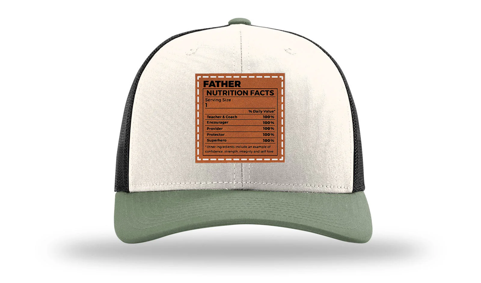 Father Nutrition Leather Patch Richardson 112 Hat - Image 35