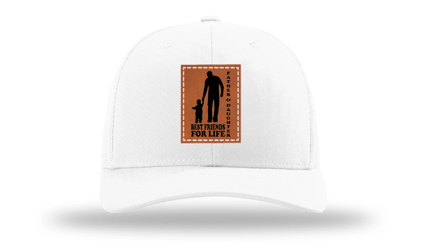 Father & Daughter Best Friends Leather Patch Richardson 112 Hat - Image 5