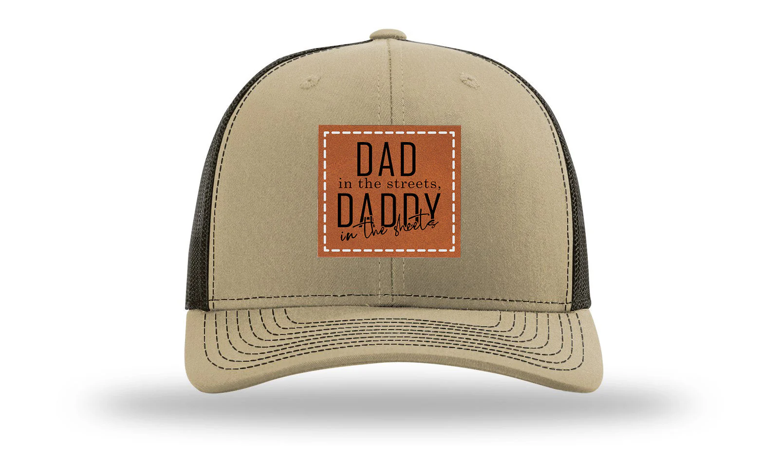 Daddy In The Sheets Leather Patch Richardson 112 Hat - Image 24