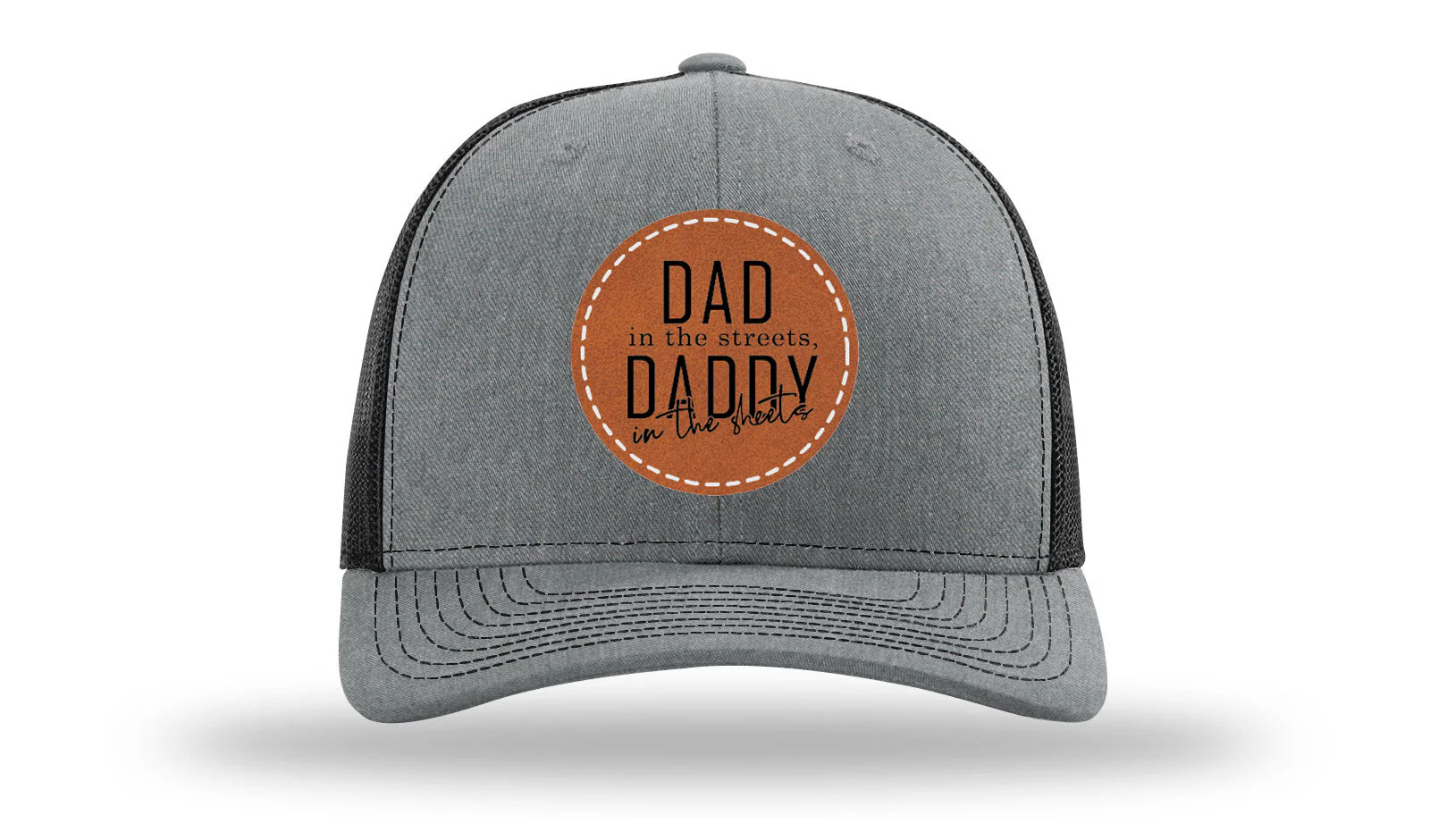 Daddy In The Sheets Circle Leather Patch Richardson 112 Hat - Image 20