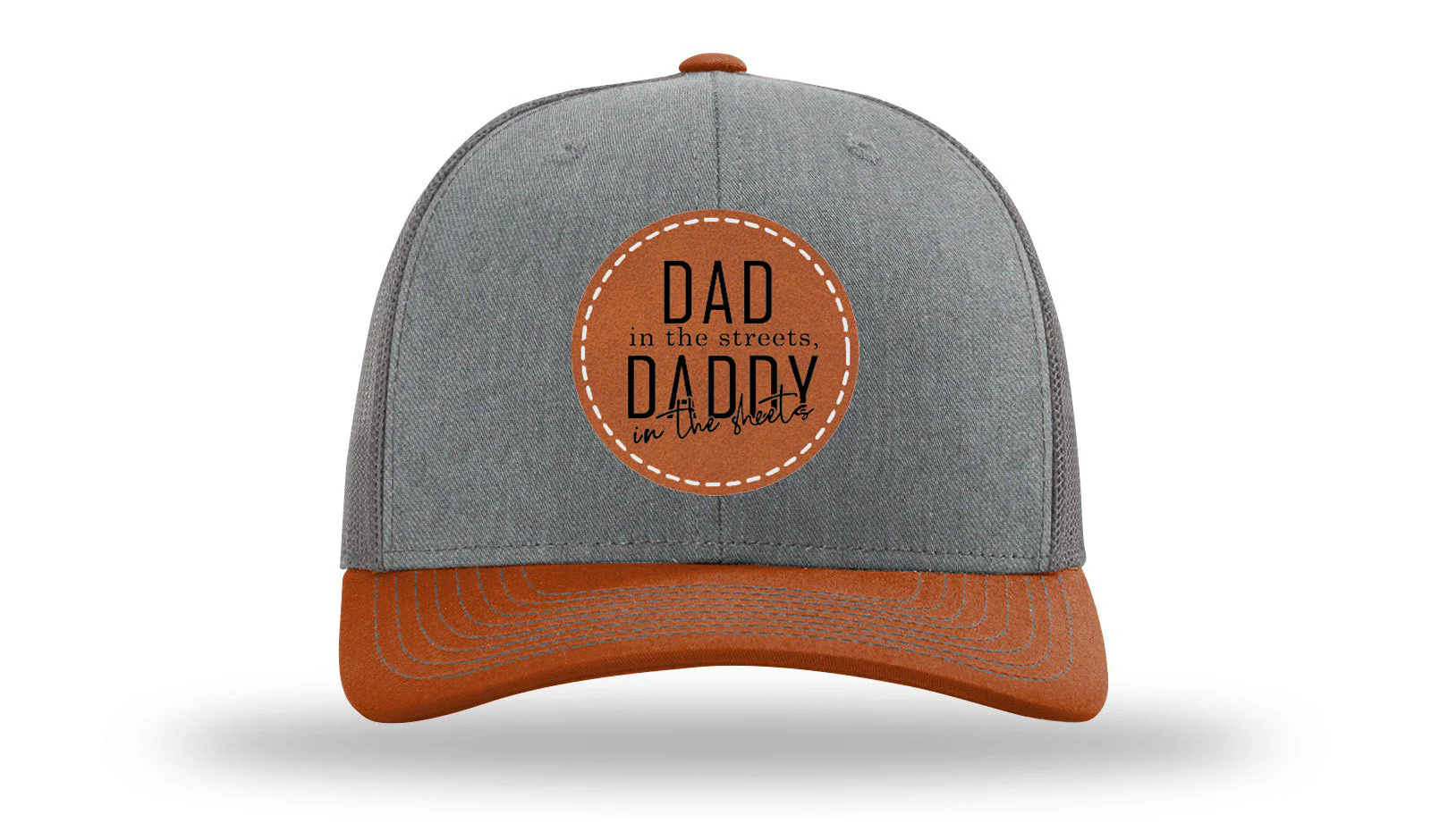 Daddy In The Sheets Circle Leather Patch Richardson 112 Hat - Image 39