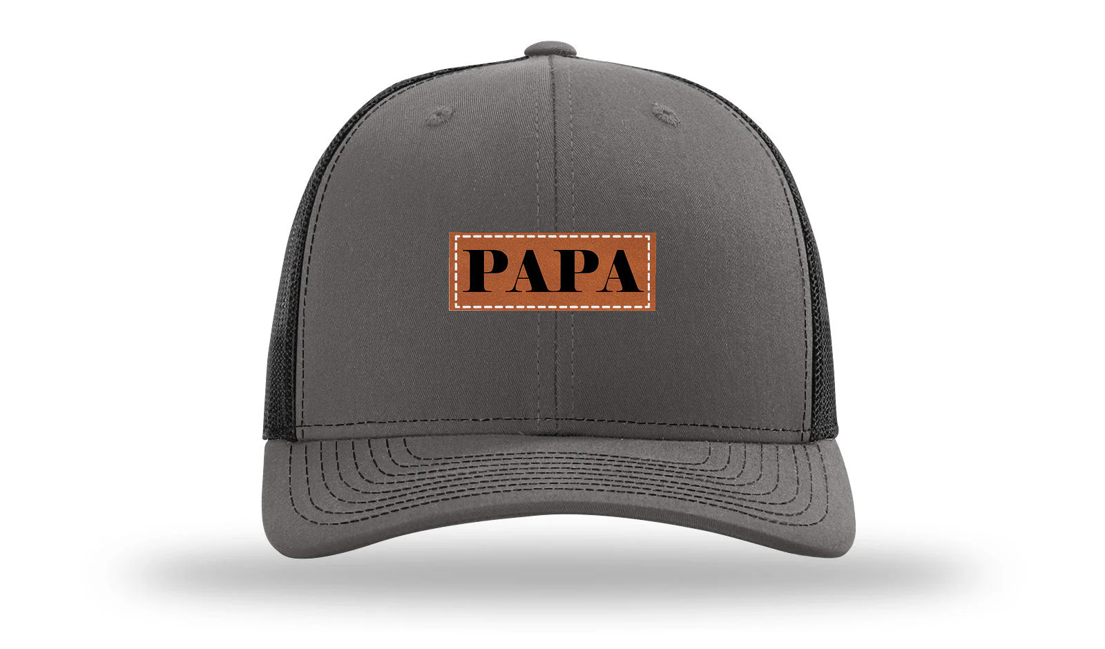 Papa Leather Patch Richardson 112 Hat - Image 11