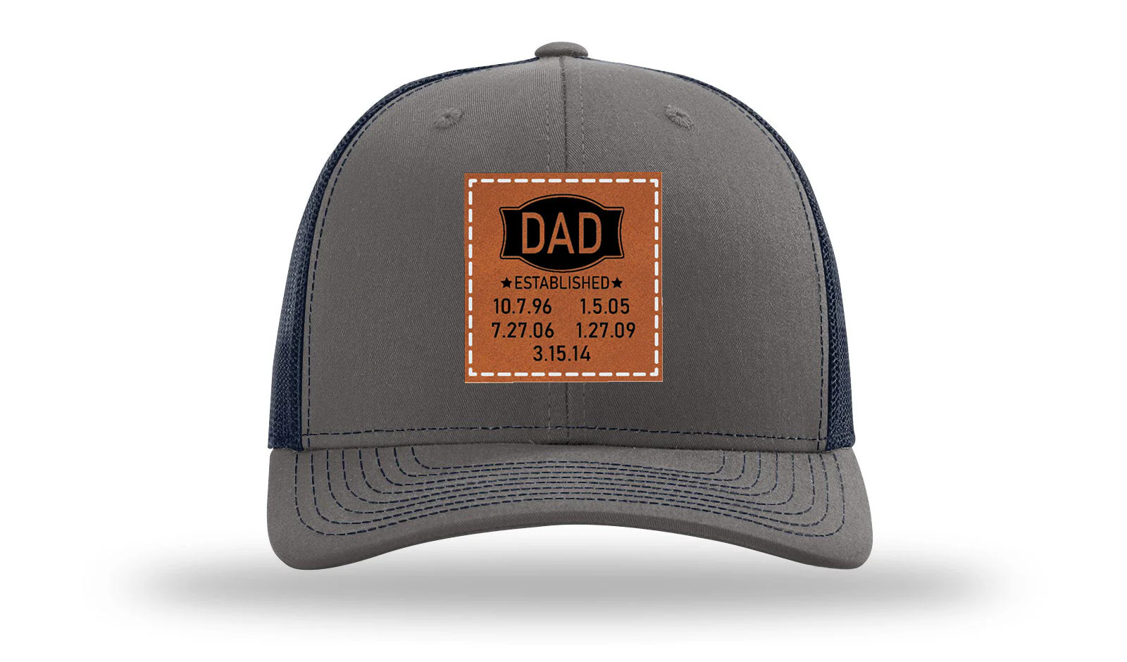 Dad Established Leather Patch Richardson 112 Hat - Image 13