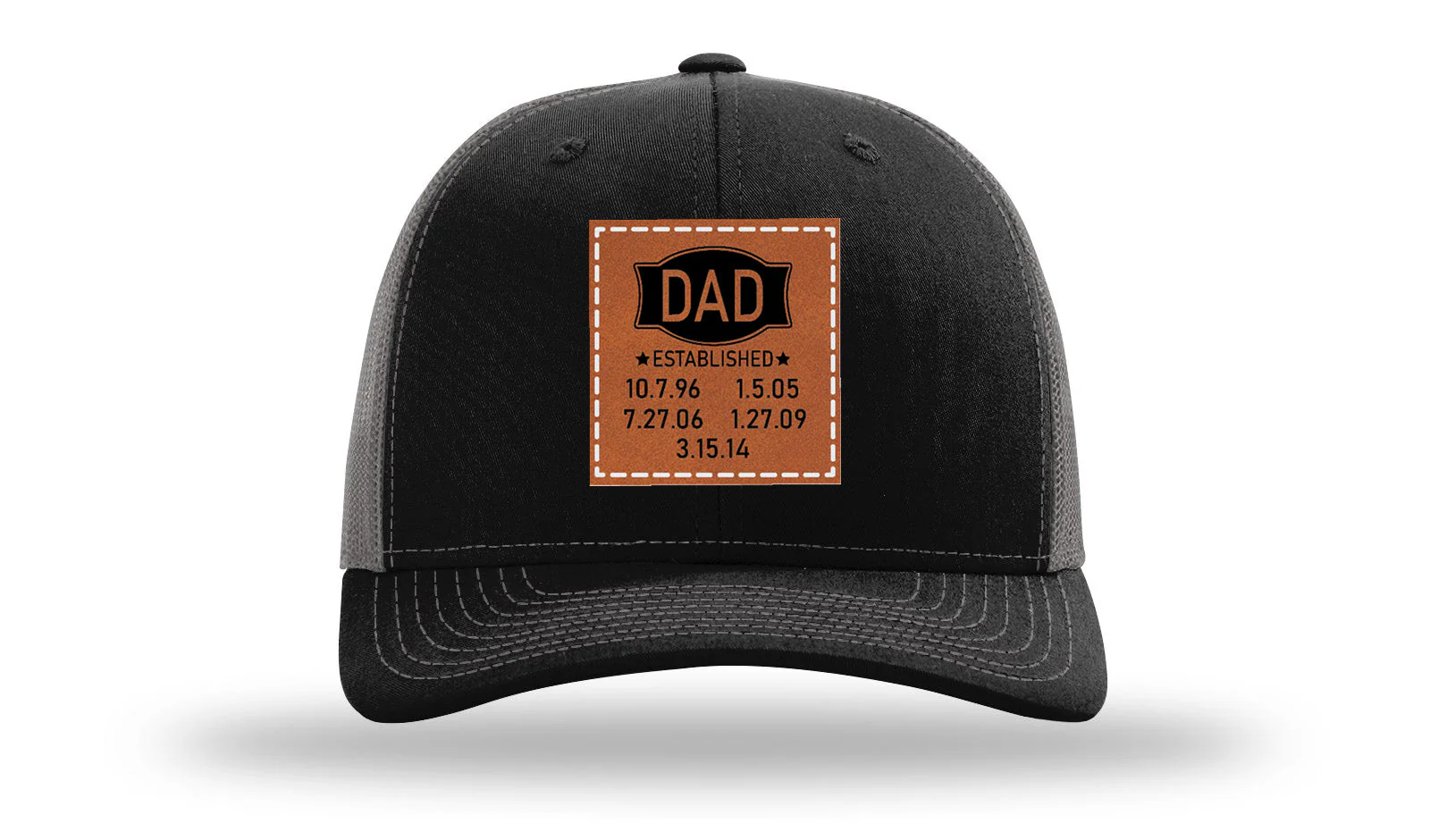 Dad Established Leather Patch Richardson 112 Hat - Image 6