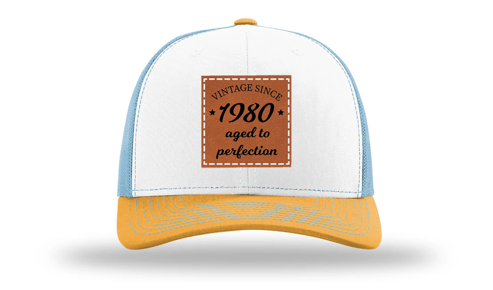 Aged To Perfection Leather Patch Richardson 112 Hat - Image 42