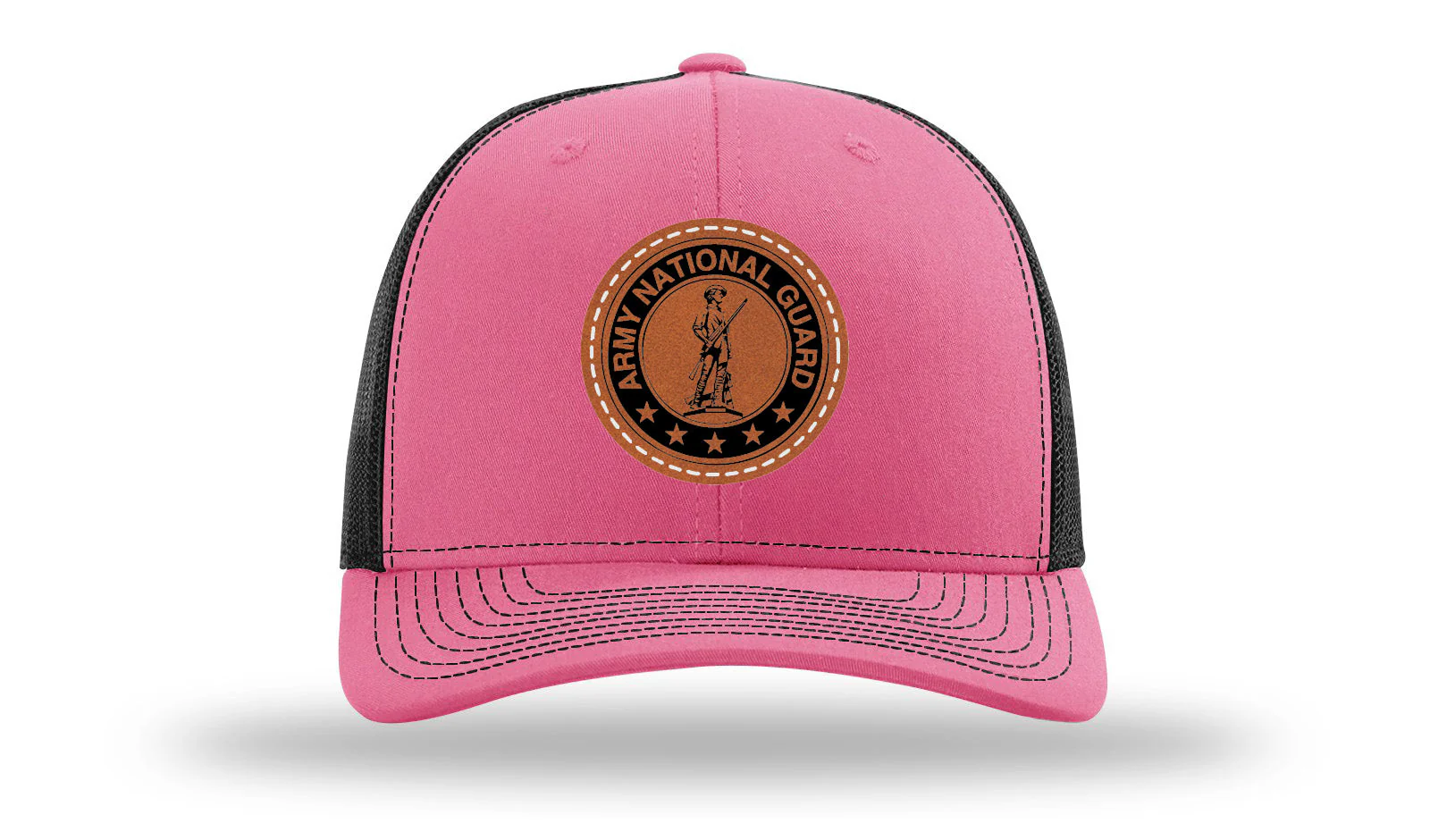 National Guard Leather Patch Richardson 112 Hat - Image 22