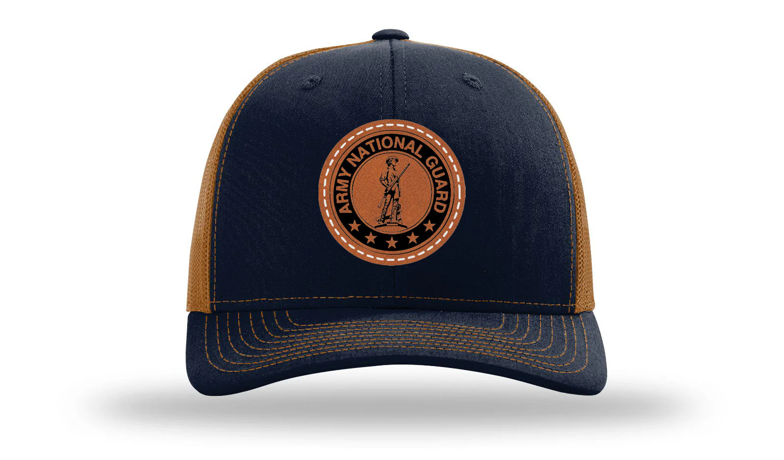 National Guard Leather Patch Richardson 112 Hat - Image 26