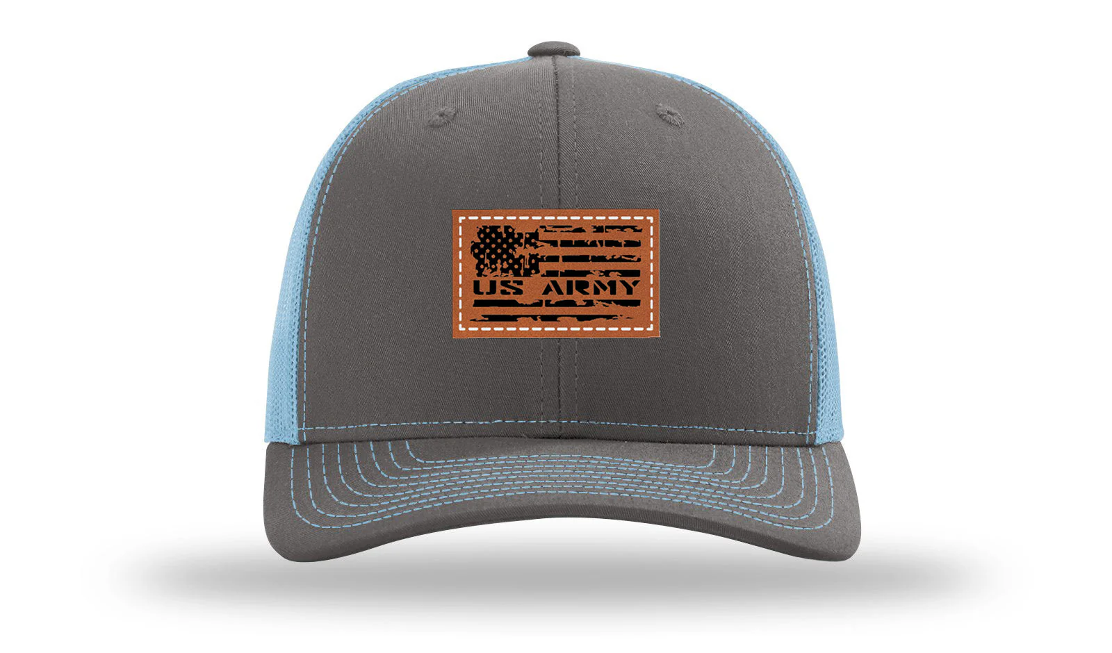 Army Flag Leather Patch Richardson 112 Hat - Image 12