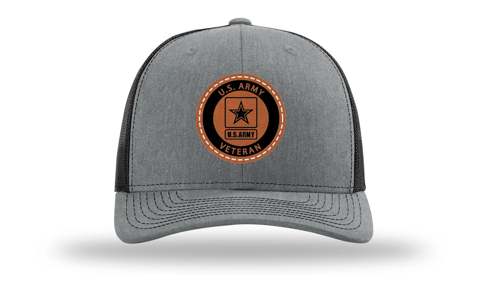 Army Veteran Leather Patch Richardson 112 Hat - Image 20