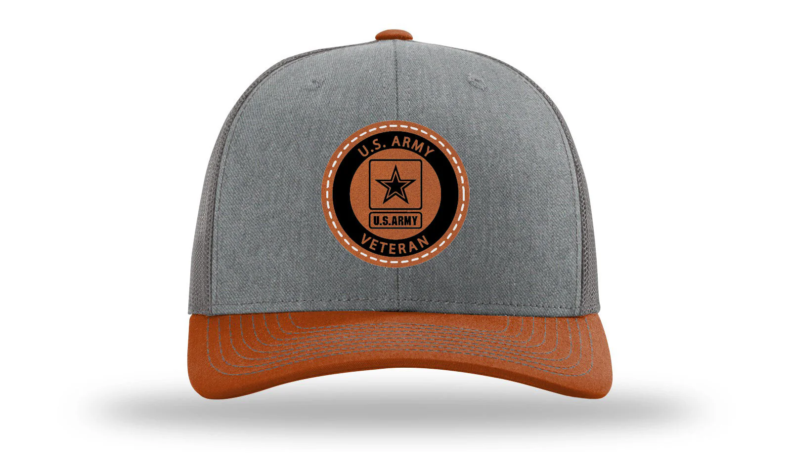 Army Veteran Leather Patch Richardson 112 Hat - Image 39
