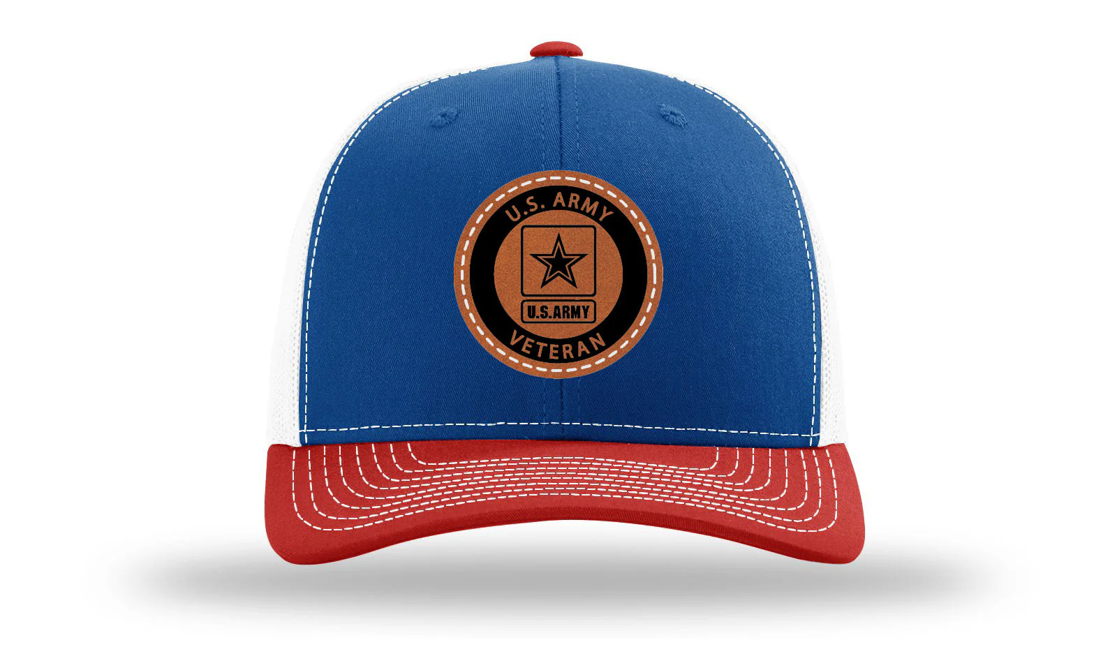 Army Veteran Leather Patch Richardson 112 Hat - Image 42