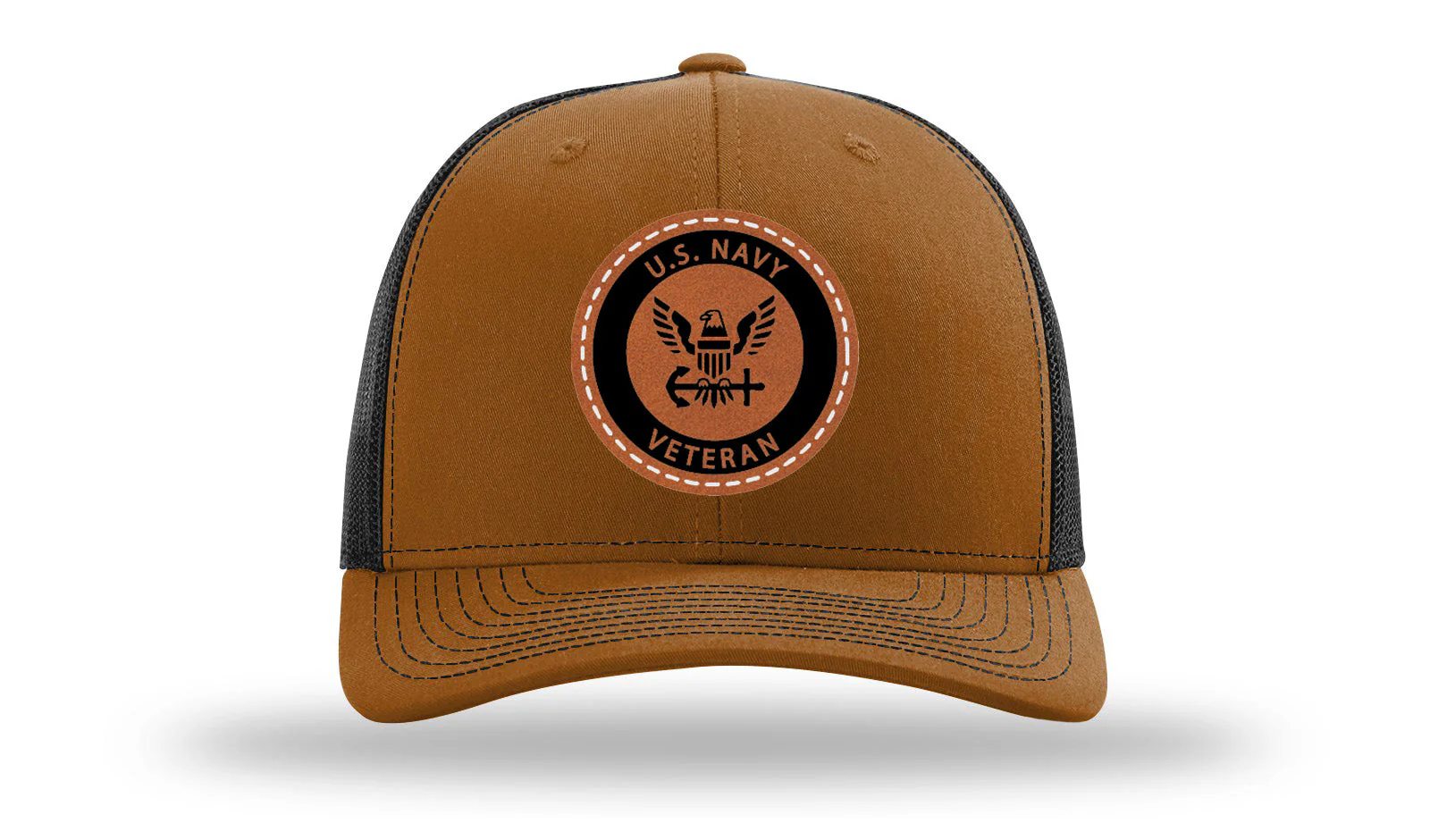 Navy Veteran Leather Patch Richardson 112 Hat - Image 10
