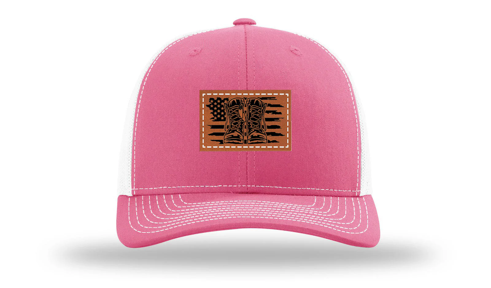 Combat Boots & Flag Leather Patch Richardson 112 Hat - Image 23