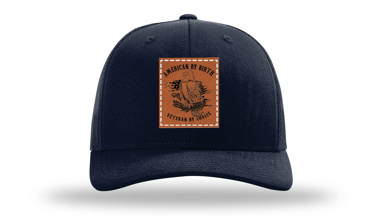 Veteran By Choice Leather Patch Richardson 112 Hat - Image 4