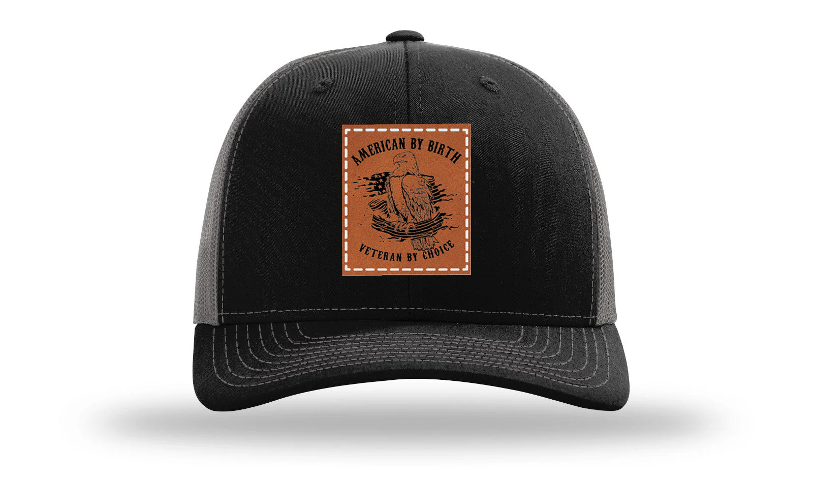 Veteran By Choice Leather Patch Richardson 112 Hat - Image 6