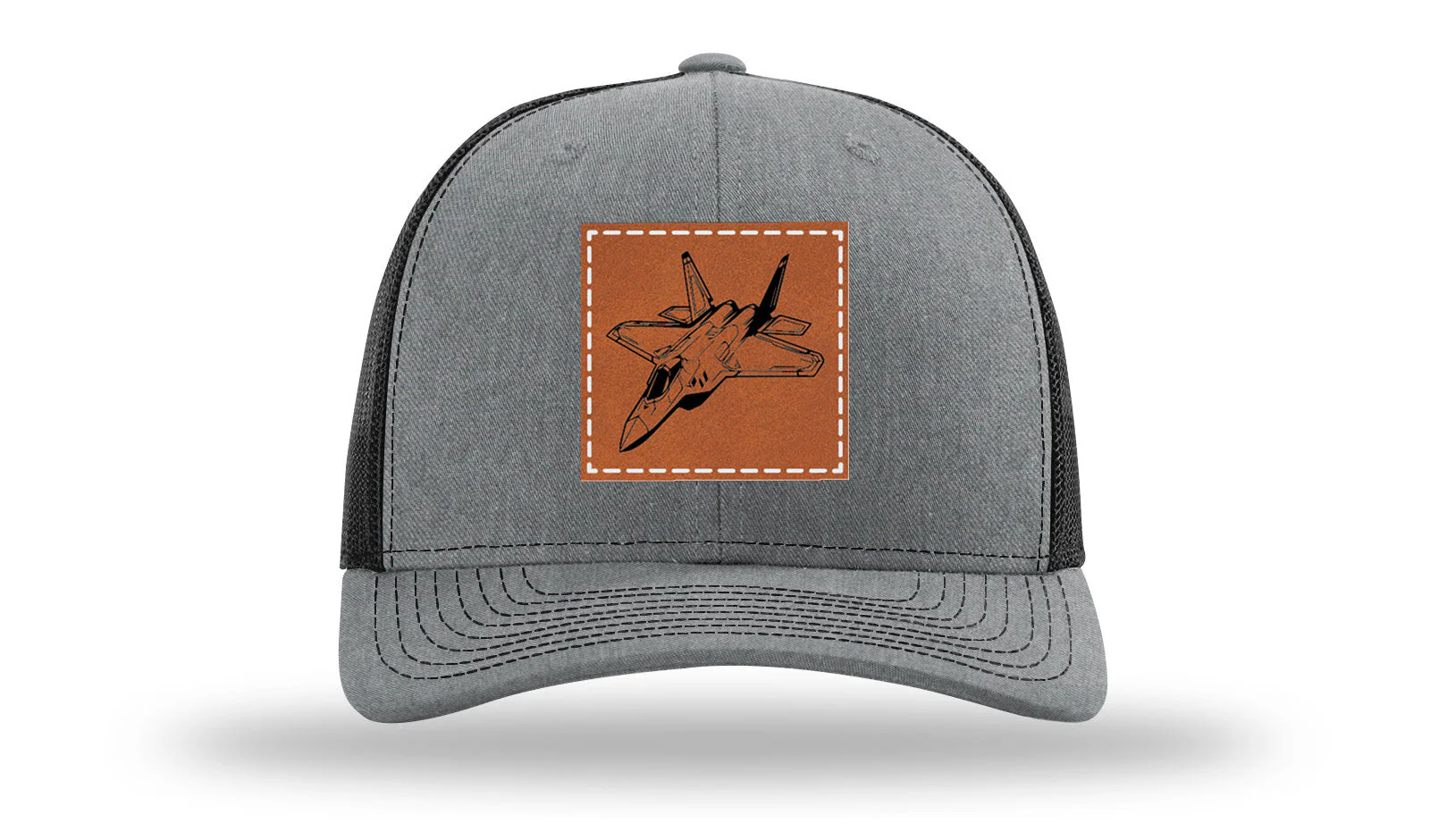 Jet Leather Patch Richardson 112 Hat - Image 20