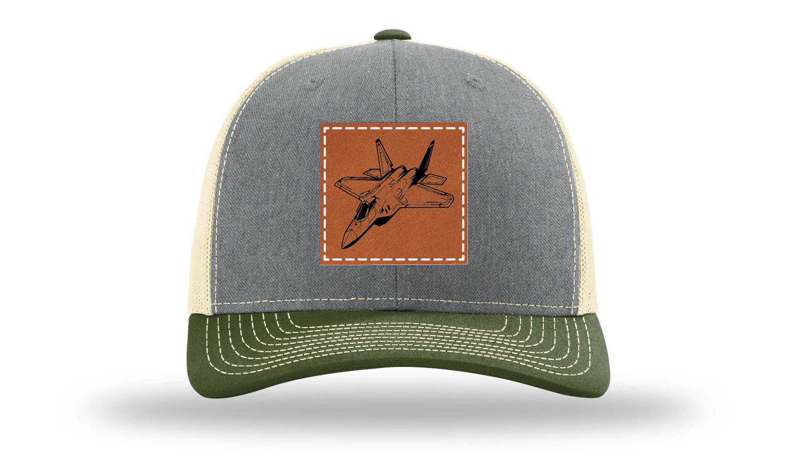 Jet Leather Patch Richardson 112 Hat - Image 38