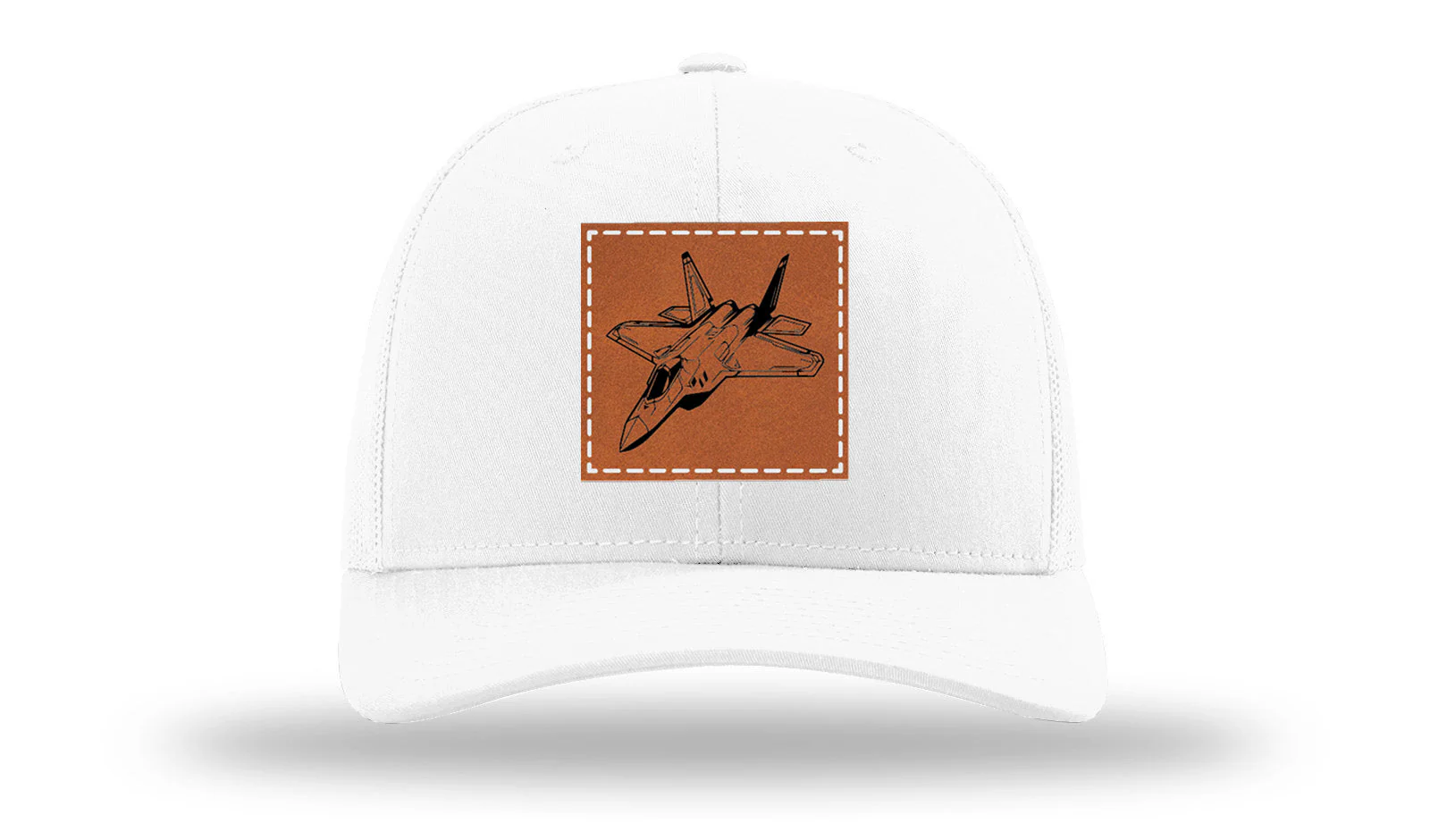 Jet Leather Patch Richardson 112 Hat - Image 5