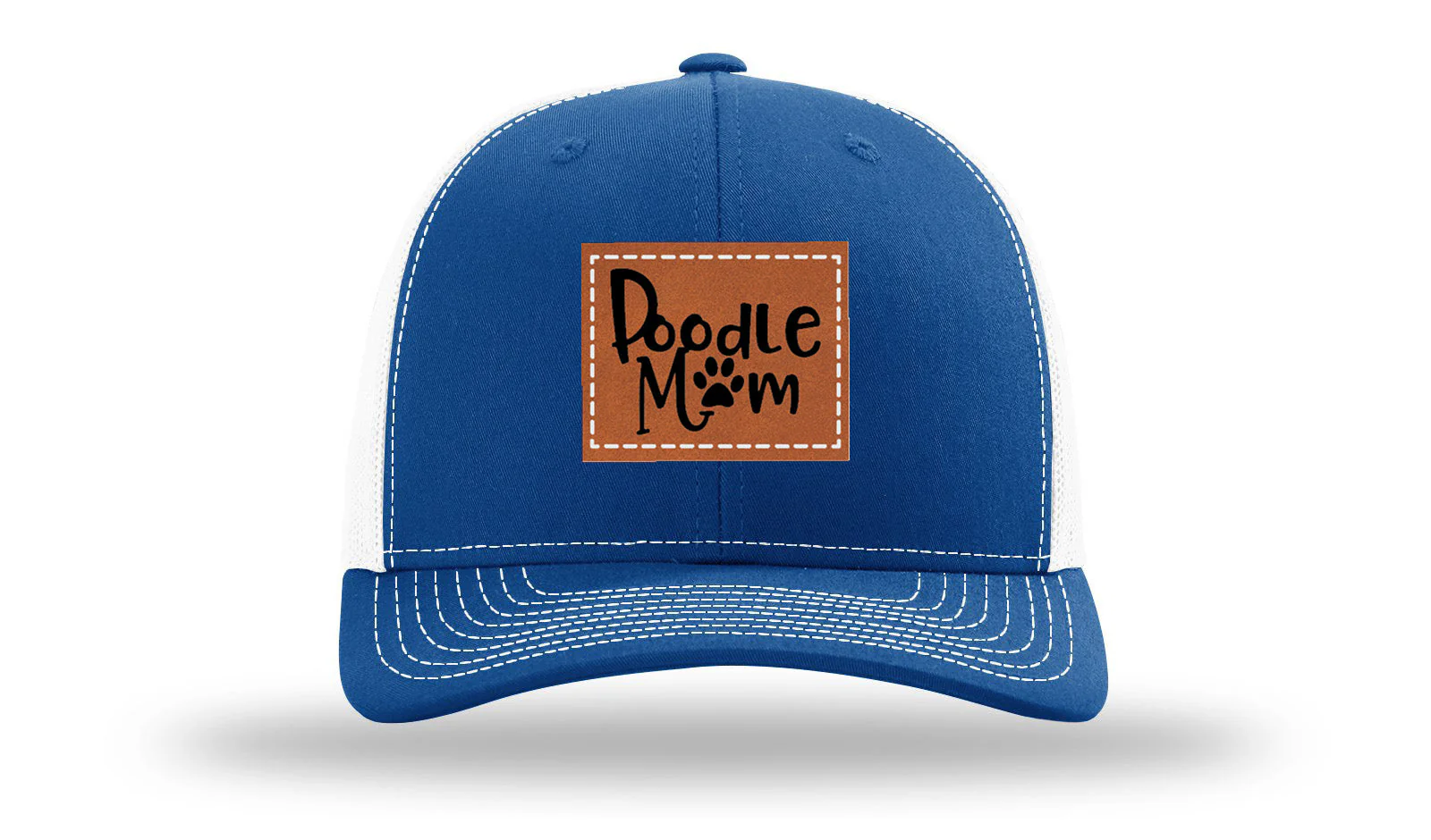 Poodle Mom Leather Patch Richardson 112 Hat - Image 29